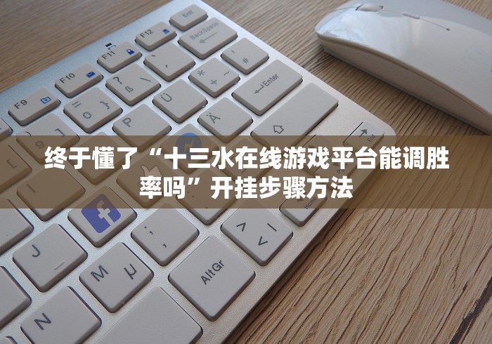 终于懂了“十三水在线游戏平台能调胜率吗”开挂步骤方法